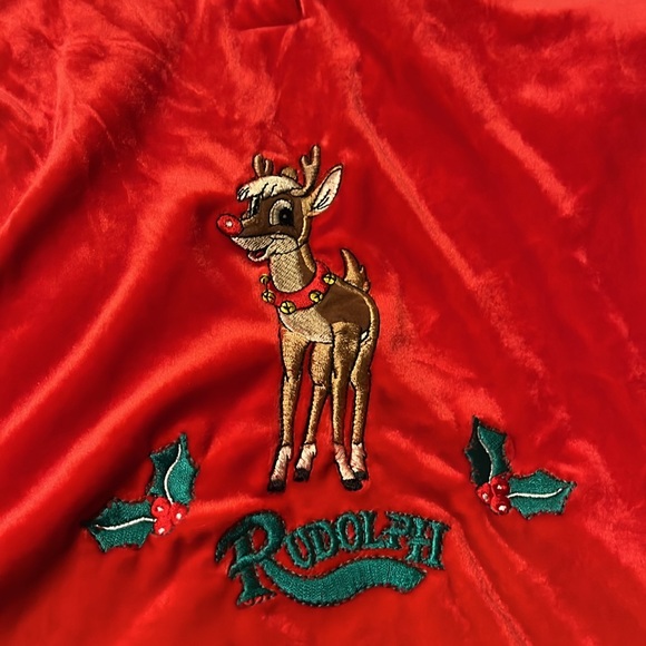 Rudolph the red nosed reindeer pajamas set 6x EUC - Picture 2 of 6